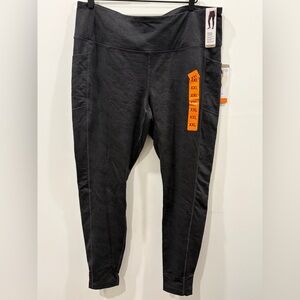 Mondetta Black Active Leggings with Side Pockets